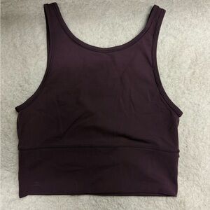 lululemon athletica Cropped Tank in Plum